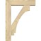 Ekena Millwork Imperial Block Rough Sawn Bracket w/ Offset Brace, Douglas Fir, 6"W x 22"D x 30"H BKT0604X22X30IMP05RDF - alternate 2